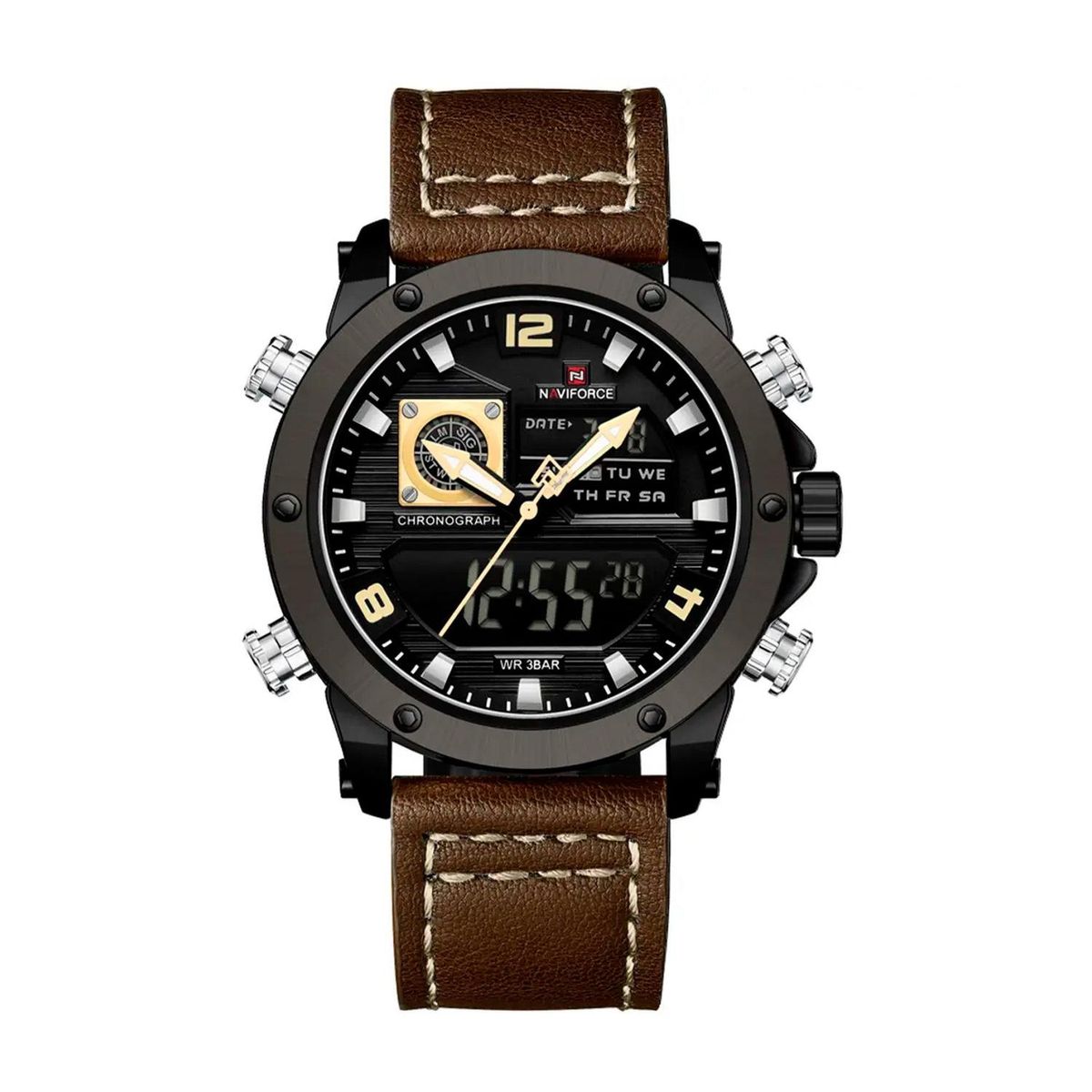 NAVIFORCE - RELOJ ANALOGICO-DIGITAL HOMBRE NF9236 B/Y/BN NAVIFORCE