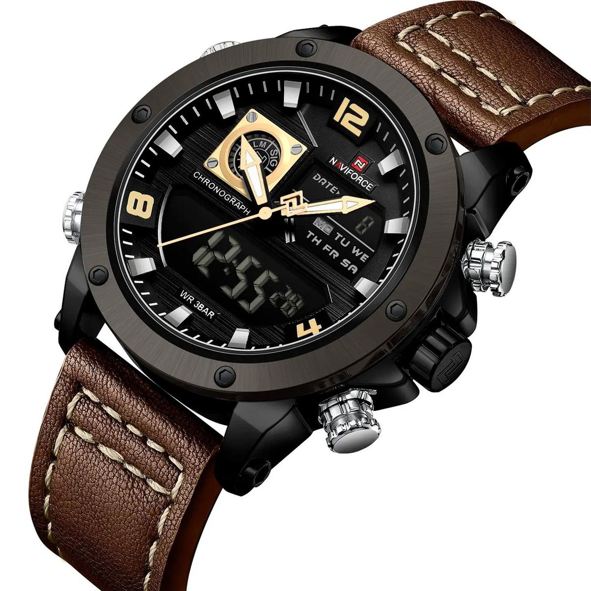 NAVIFORCE - RELOJ ANALOGICO-DIGITAL HOMBRE NF9236 B/Y/BN NAVIFORCE