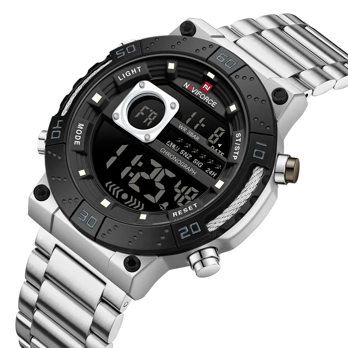 NAVIFORCE - RELOJ DIGITAL HOMBRE NF9241S S/B/S NAVIFORCE