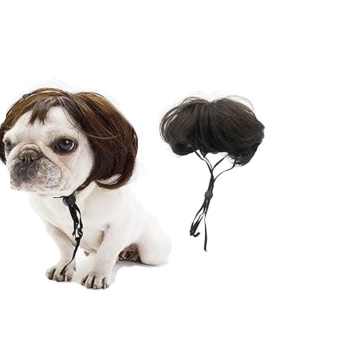 GENERICO - Divertidos disfraces de peluca de cosplay para perro y gato