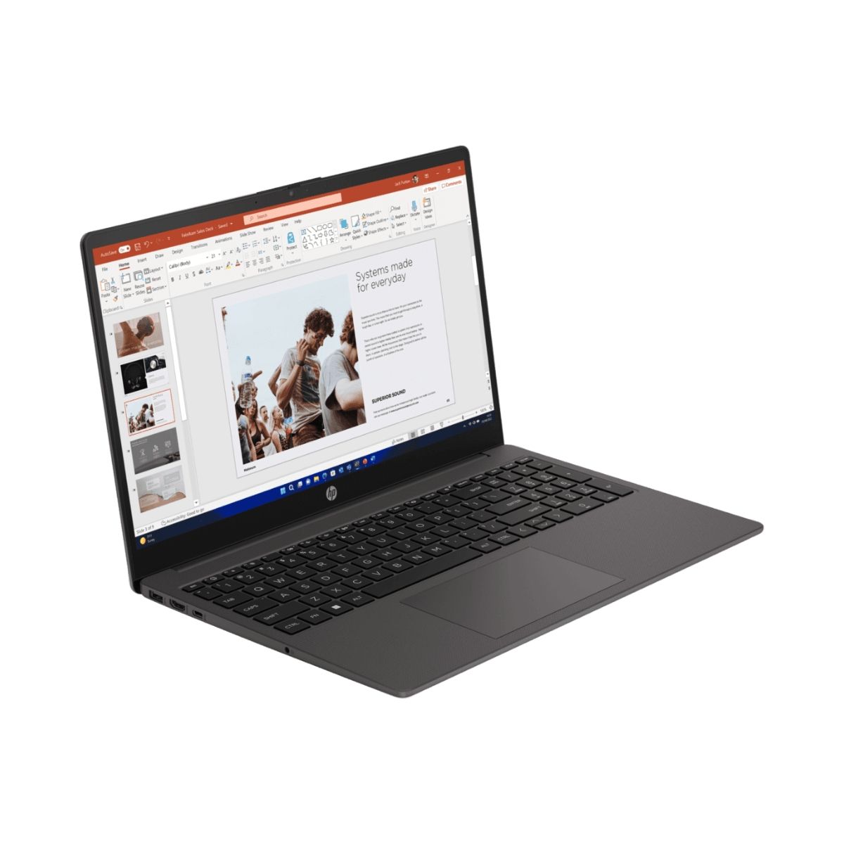 HP - Laptop HP 255 G10 RYZEN 5 7520U Pantalla 15.6, RAM 8GB, SSD 512GB +Mochila y Mouse