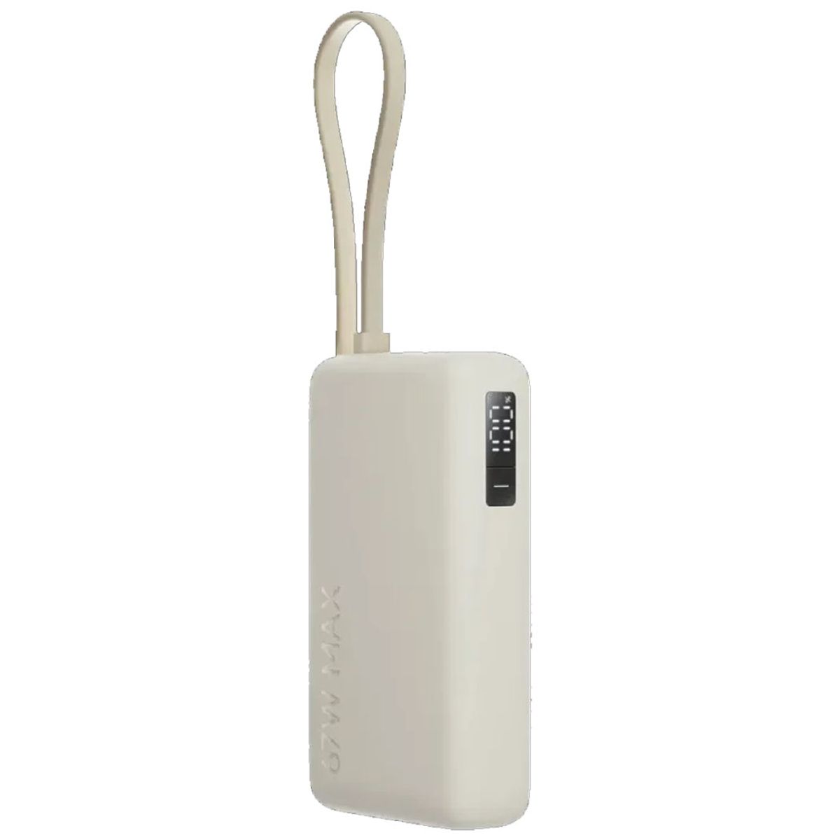 XIAOMI - Power Bank Xiaomi 67W 20000 Cable Integrado Beige