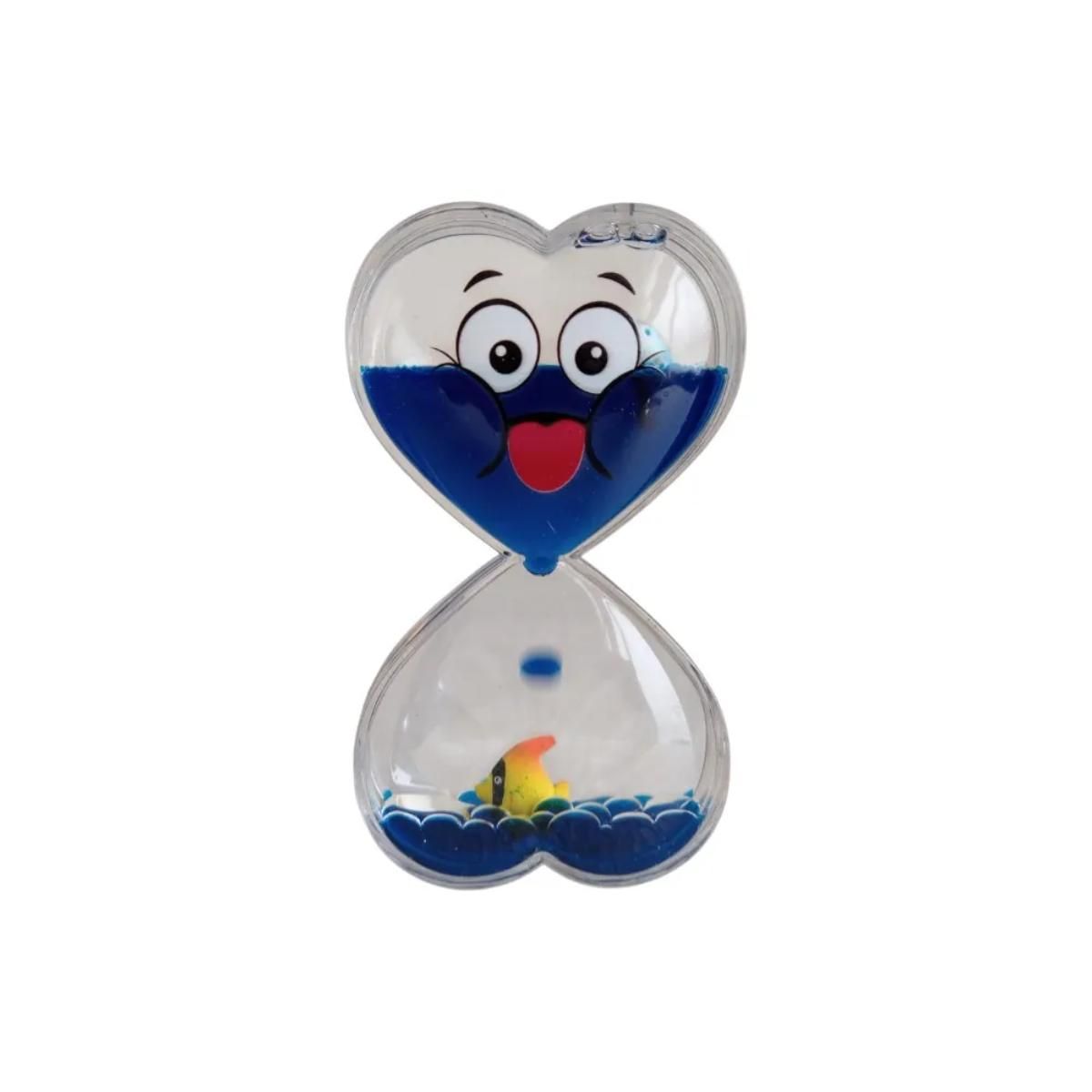 GENERICO - Botella de Calma Antiestrés en Forma de Corazón Color Azul Califica este producto