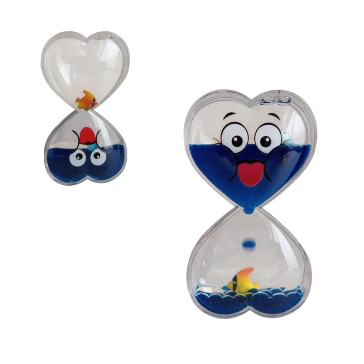 GENERICO - Botella de Calma Antiestrés en Forma de Corazón Color Azul Califica este producto