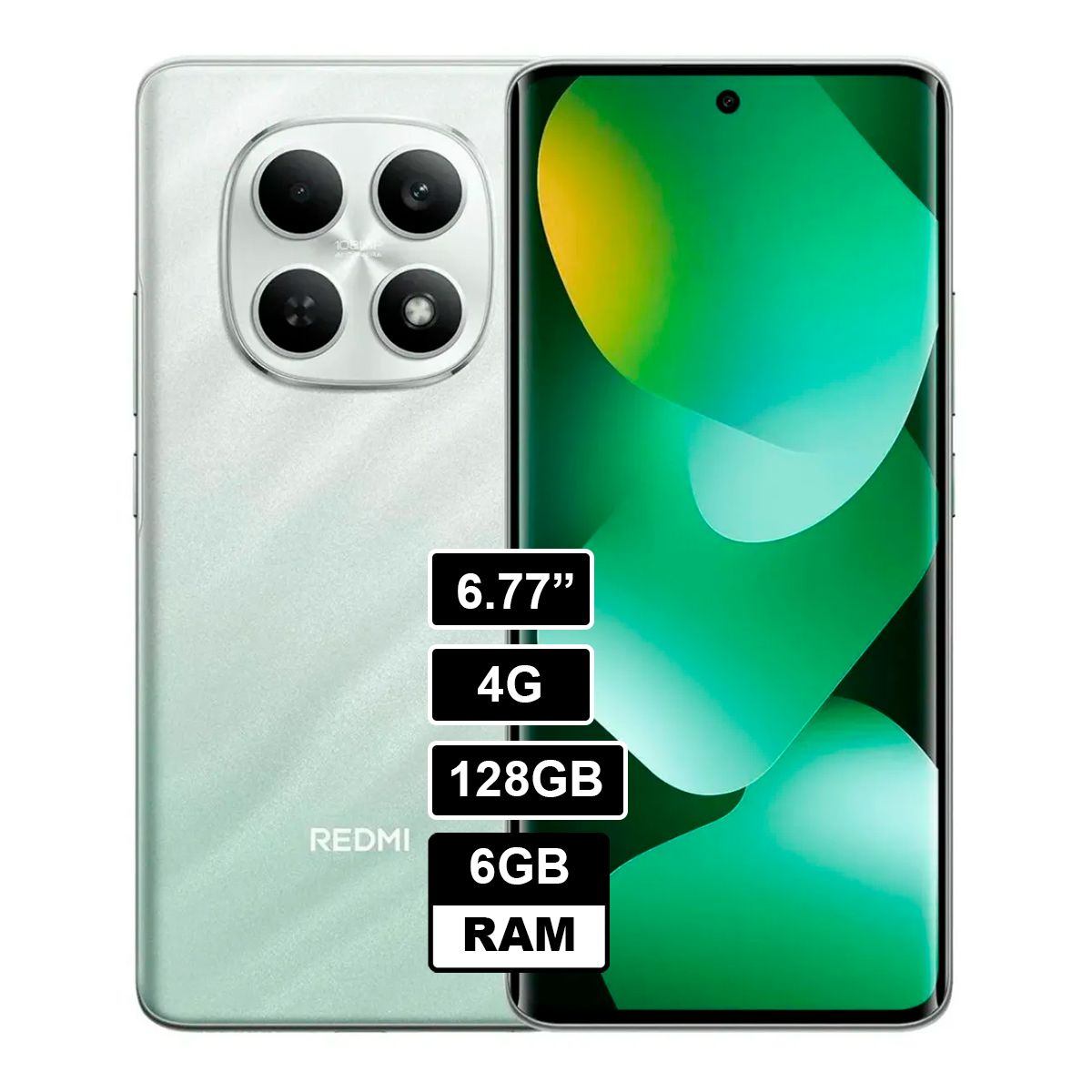 XIAOMI - celular Redmi note 15 4G 6GB 128GB Verde Bosque