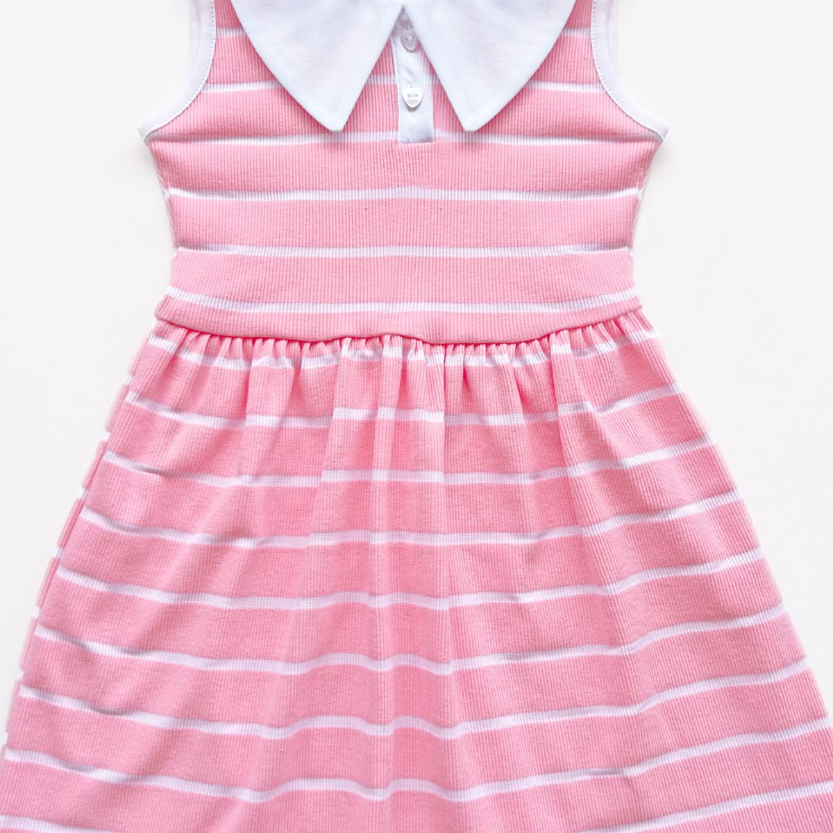 KIDS MASHMELO - Vestido listado con faldón para niña kids mashmelo