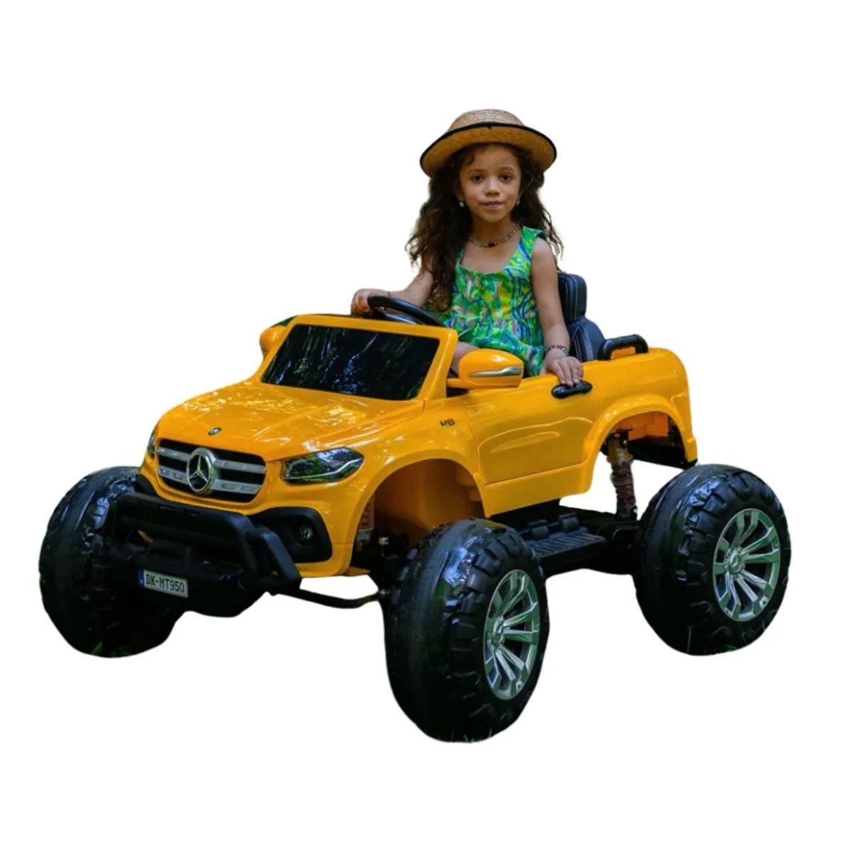 GENERICO - Carro a Batería Mercedes Benz Monster Truck Para Niños