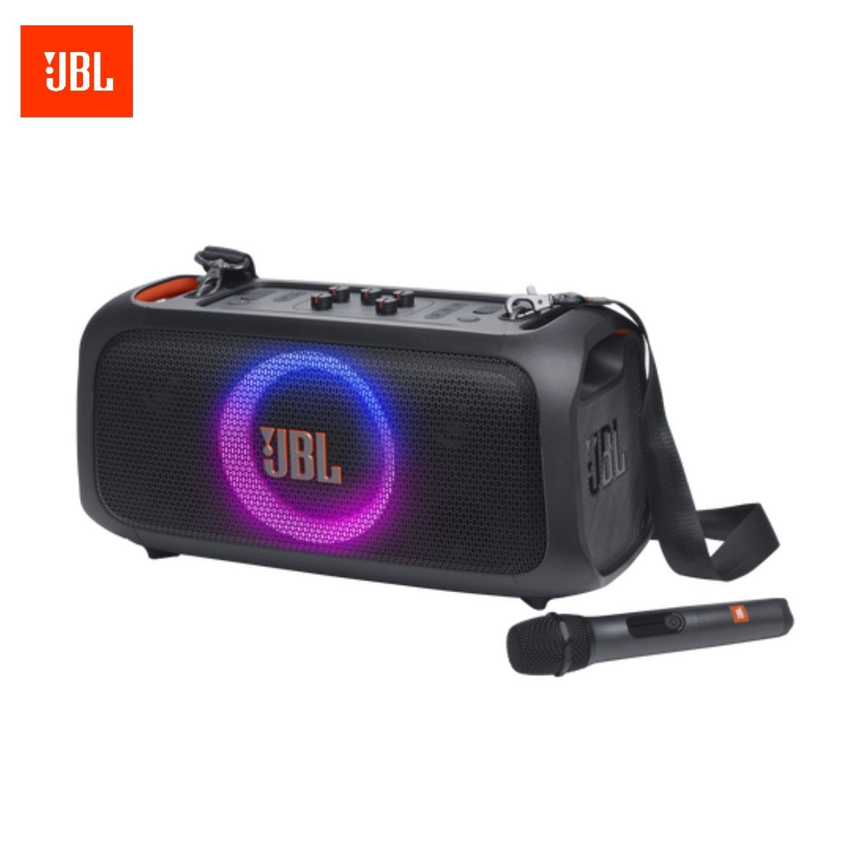 JBL - Parlante Portátil Bluetooth JBL PartyBox On-The-Go Essential con Micrófono - Negro
