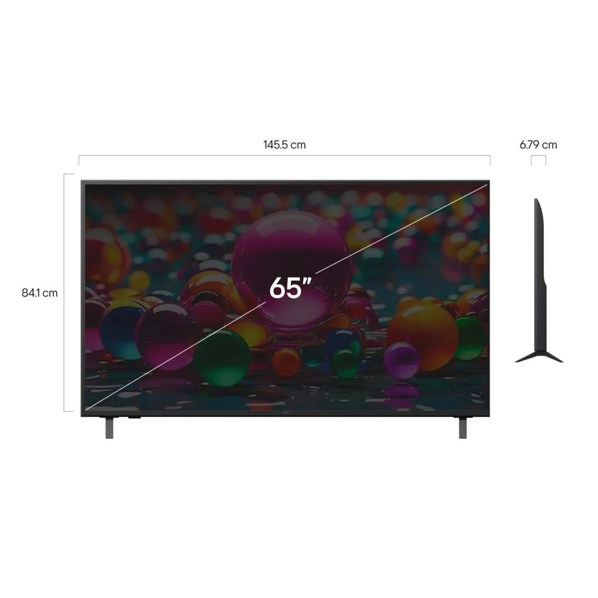 LG - Televisor LG 65 " 65UA8050PSA 2025 LED 4K Ultra HD webOS 25