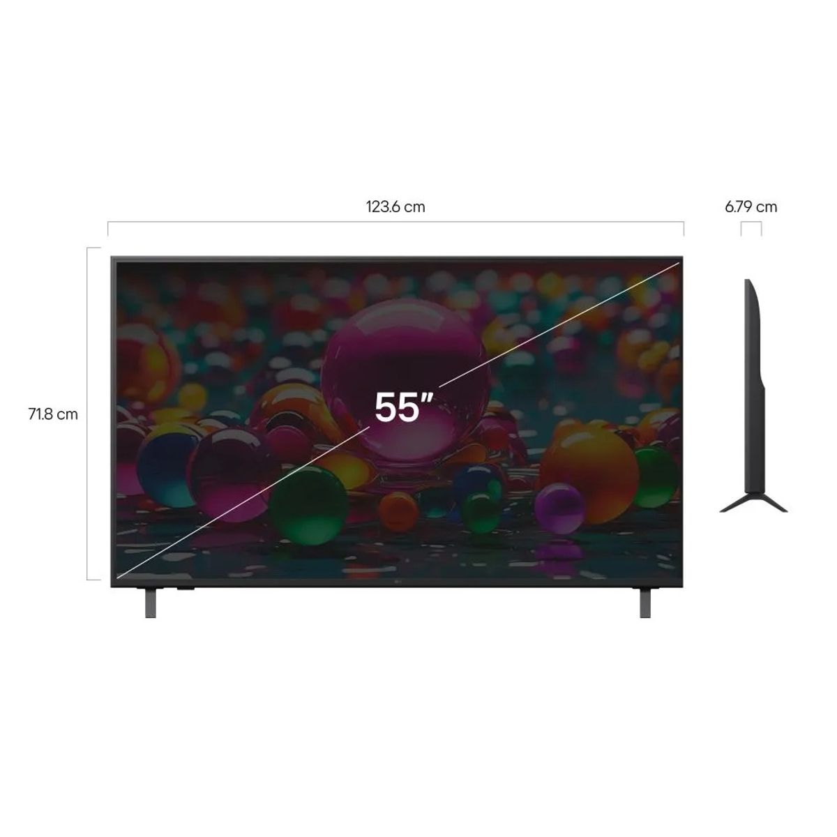 LG - Televisor LG 55 " 55UA8050PSA 2025 LED 4K UHD webOS 25