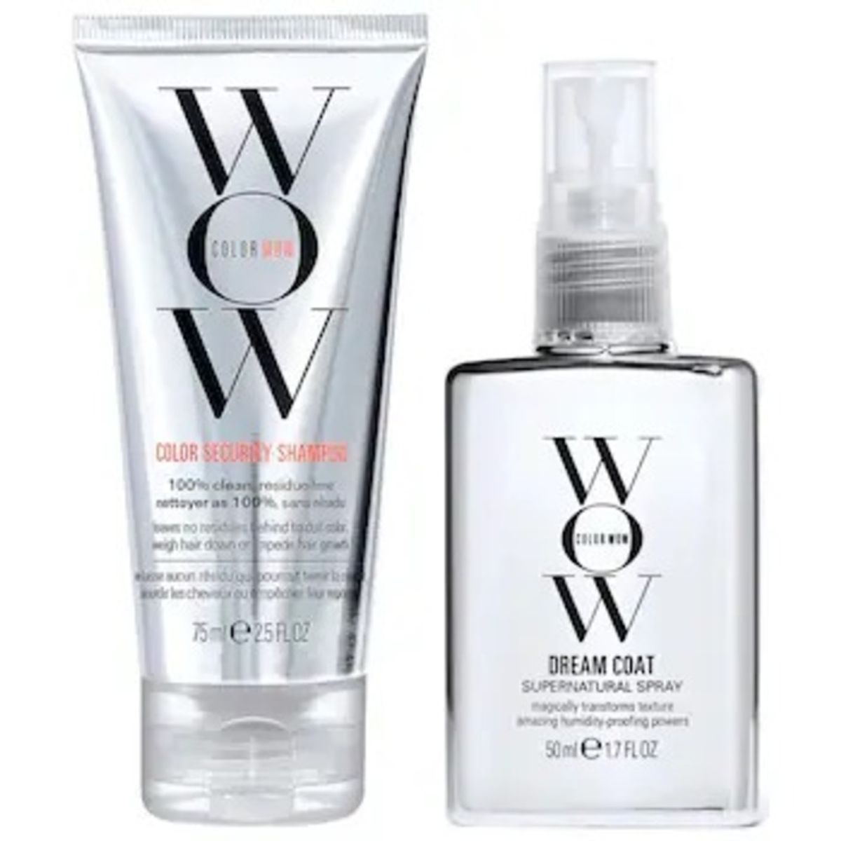 COLOR WOW - Set Color Wow Dream coat supernatural spray + color security shampoo