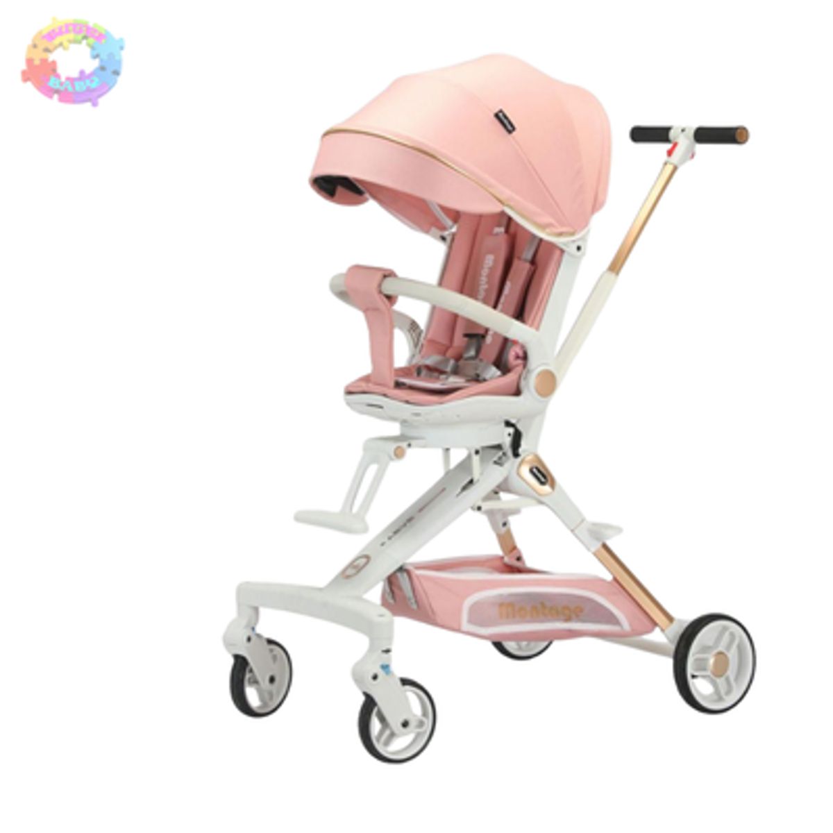 VOYAGE - COCHE CARRIOLA PARA BEBE MODELO YET - ROSADO