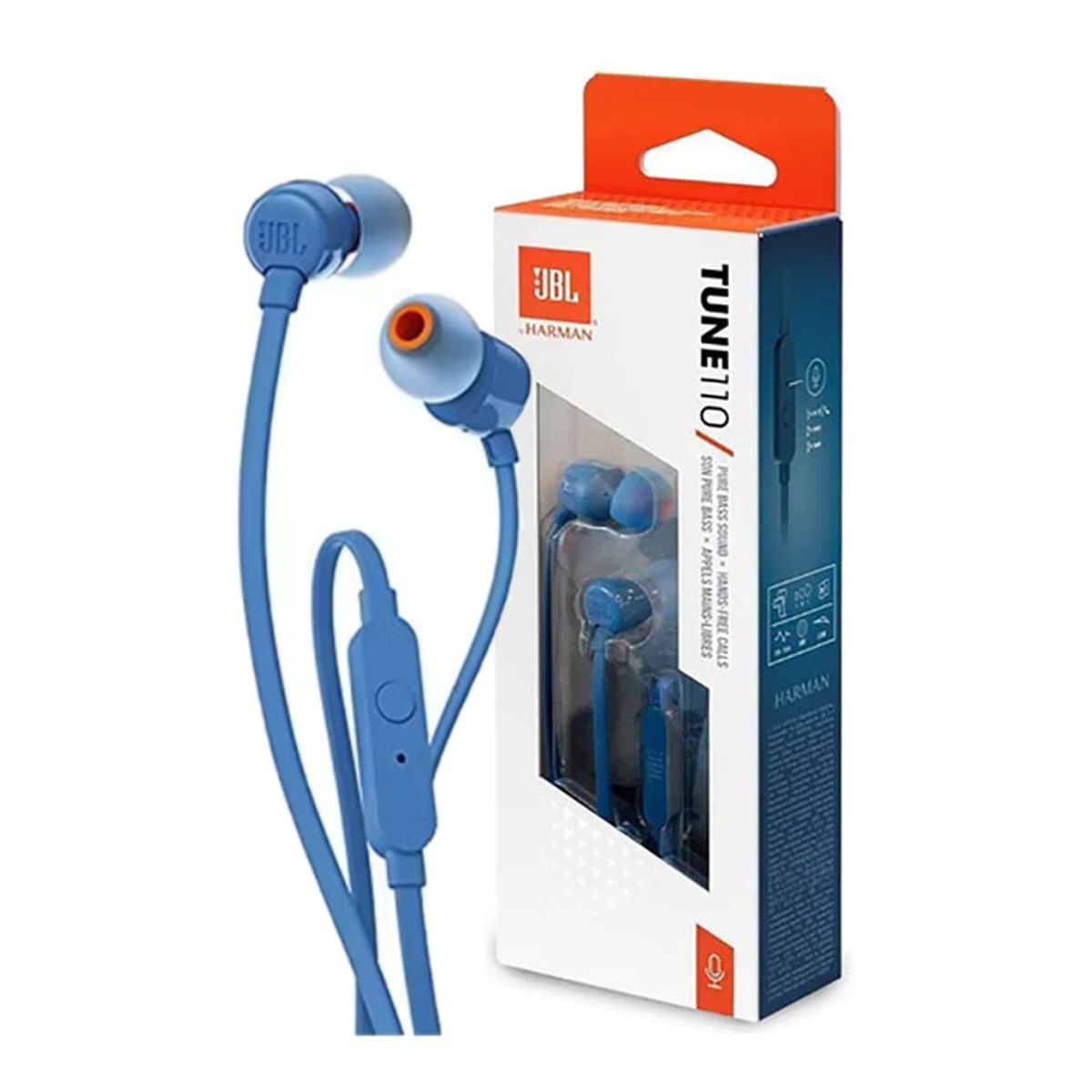 JBL - Audífonos JBL T110 Azul