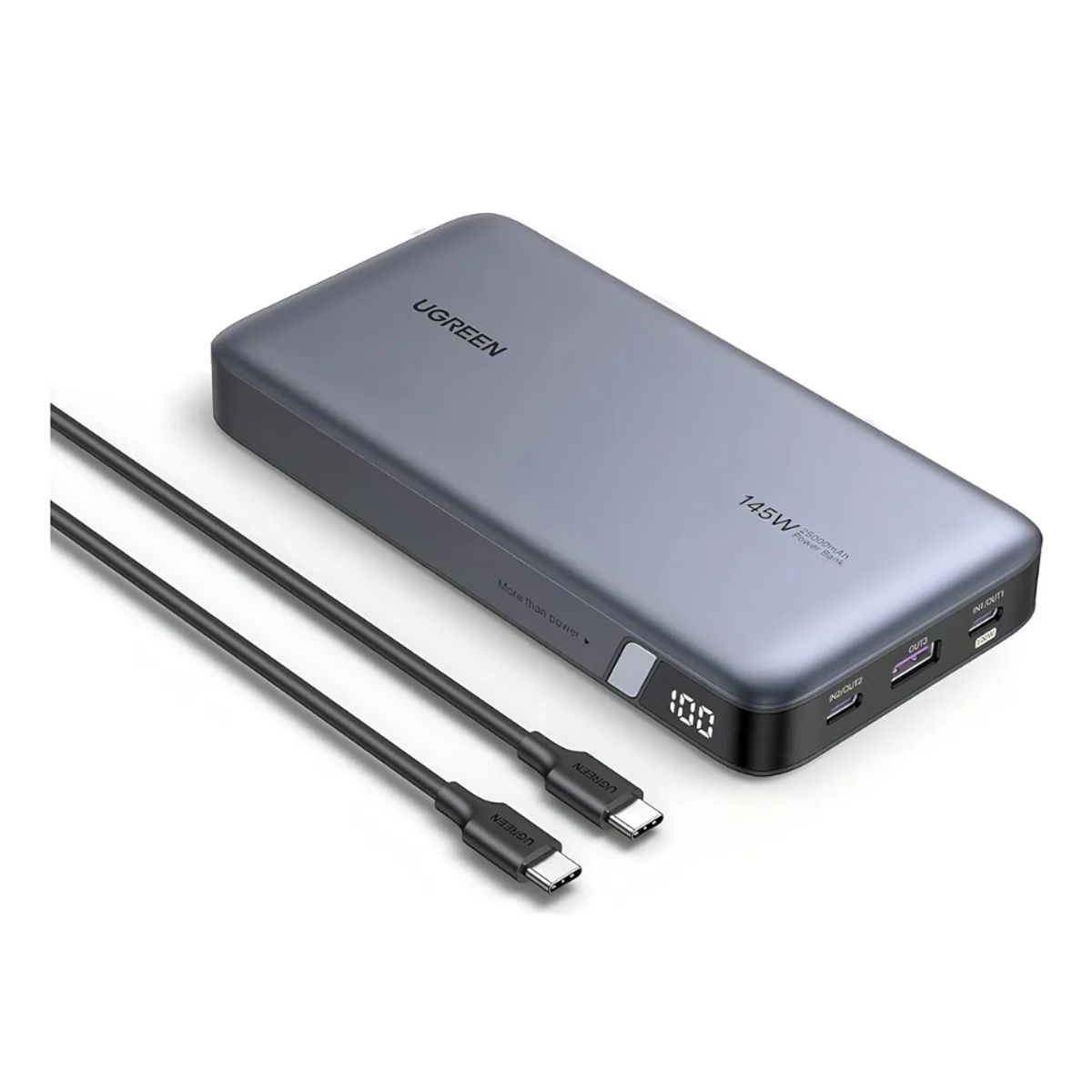 UGREEN - Power Bank UGREEN 25000 mAh Carga Rapida 145W Laptop Macbook Cargador Bateria Portatil
