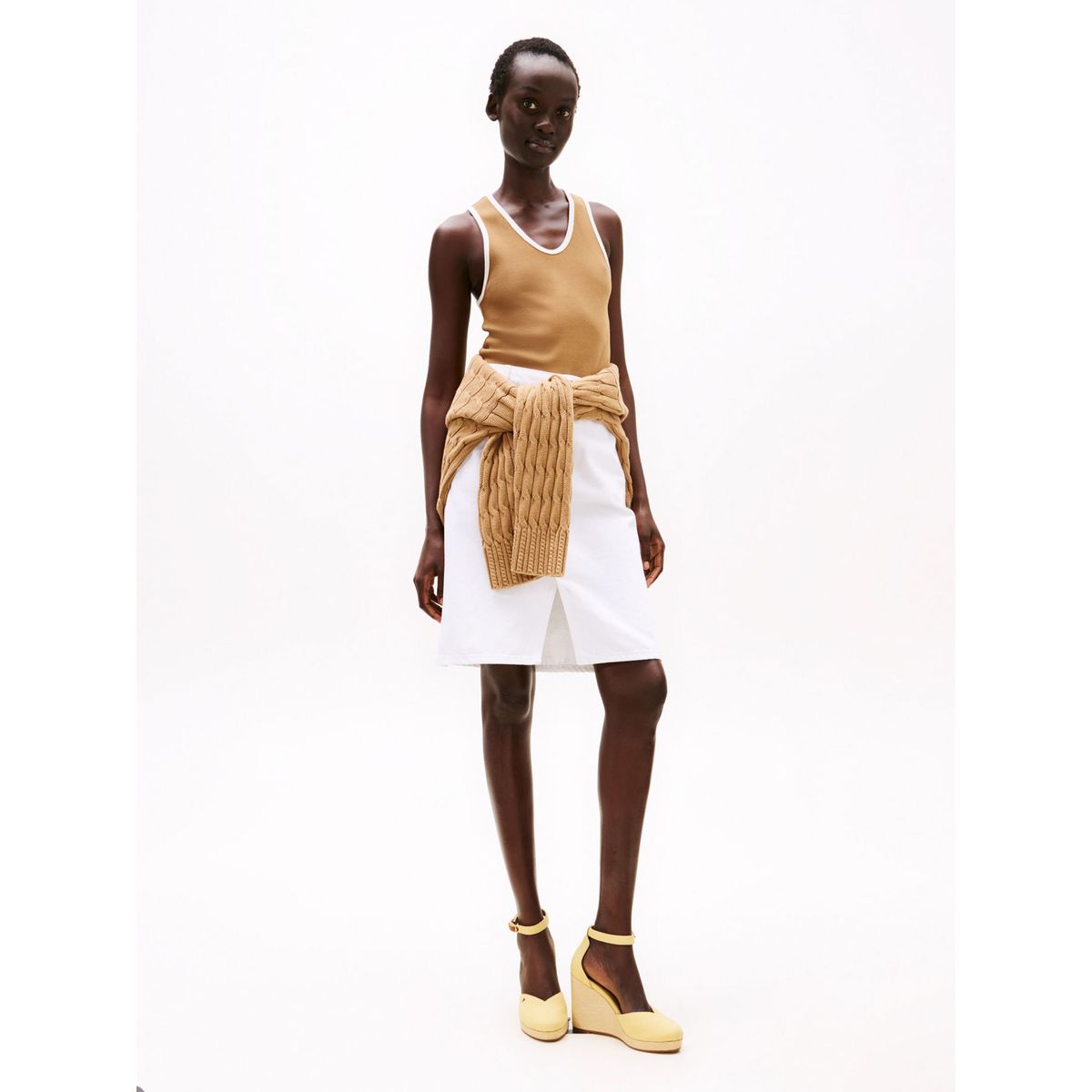 TOMMY HILFIGER - ALPARGATAS FLAG HIGH WEDGE ESPAD CLOSED T TH