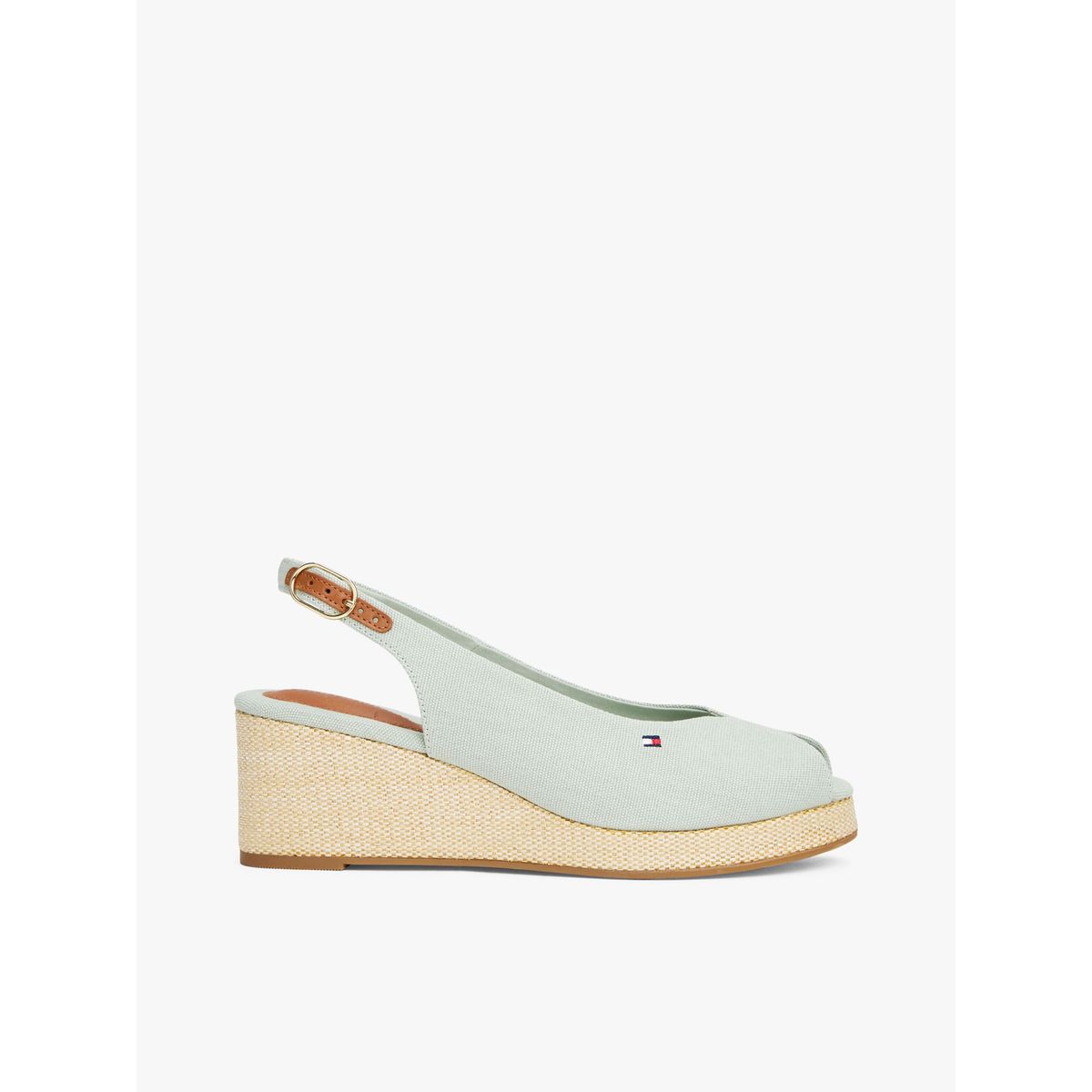 TOMMY HILFIGER - ALPARGATAS FLAG MID WEDGE ESPAD SLINGBACK TH