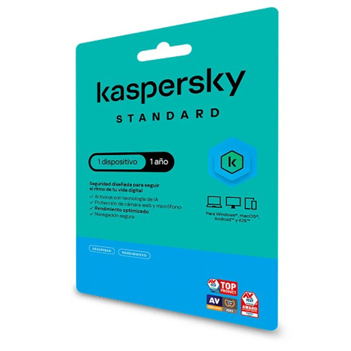 KASPERSKY - Antivirus Kaspersky Standard 1 Dispositivo 1 Año Licencia Física