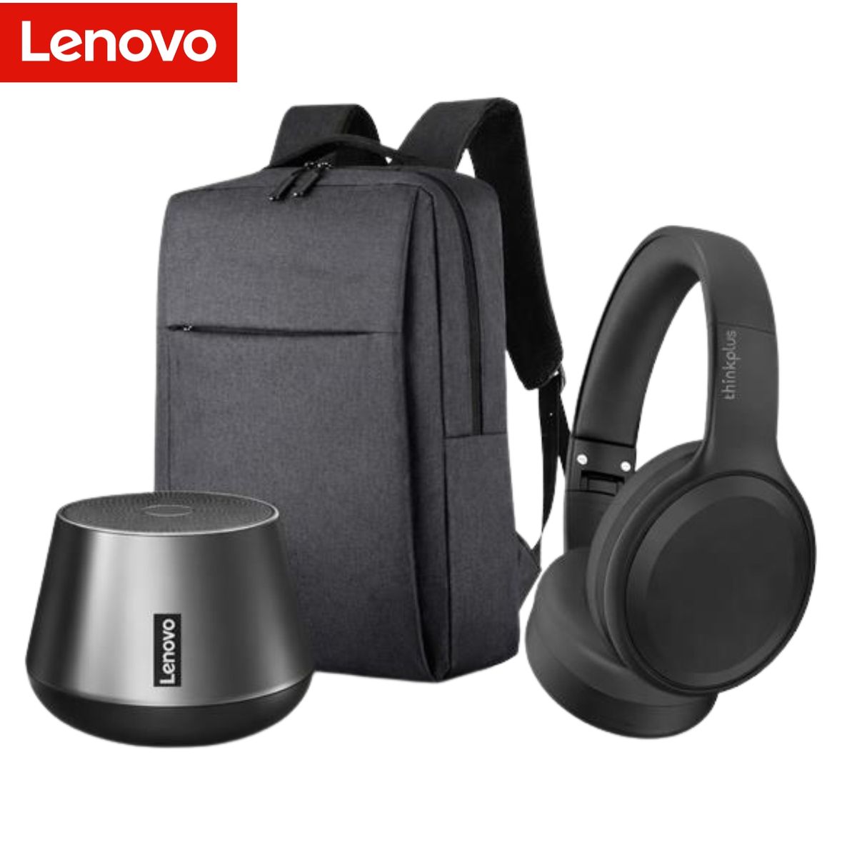 LENOVO - Audifonos Lenovo Over ear TH10 + Parlante Lenovo K3 Pro + Mochila Portalpatop de regalo