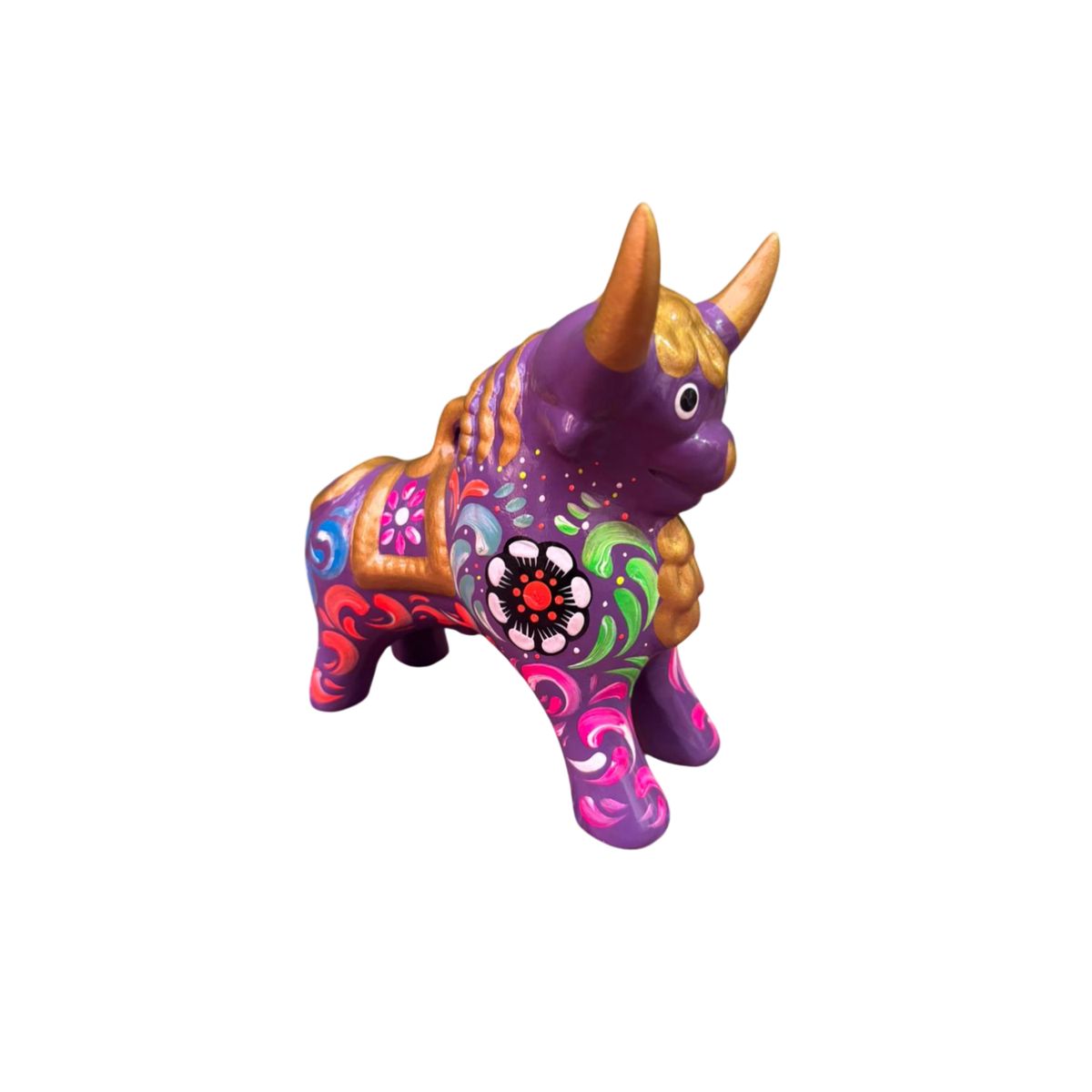 ACHALLAY ARTESANIA DE BARRO - Torito de Pucara 17 cm