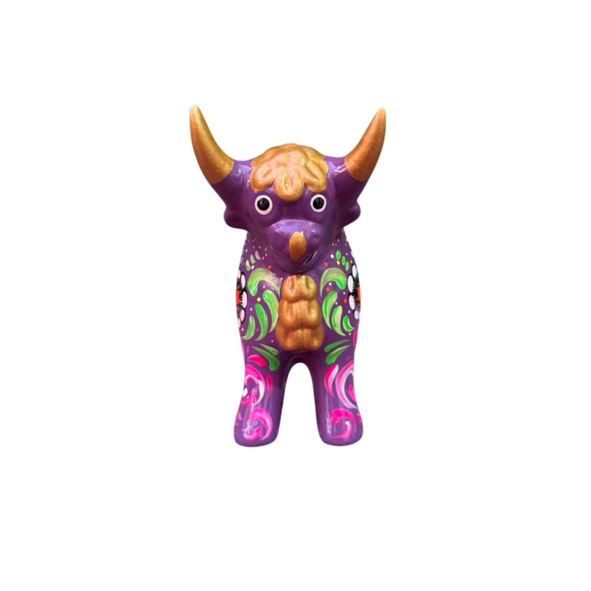 ACHALLAY ARTESANIA DE BARRO - Torito de Pucara 17 cm