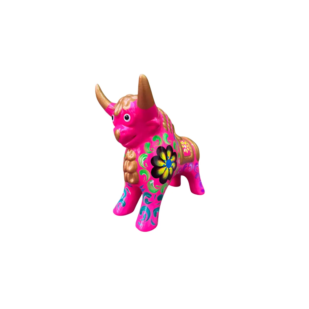 ACHALLAY ARTESANIA DE BARRO - Torito de Pucara 17 cm