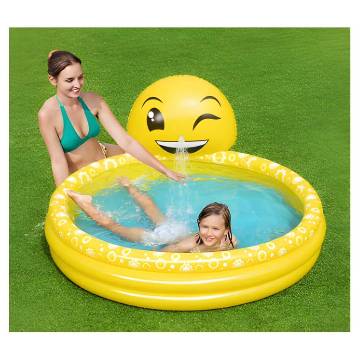 BESTWAY - Piscina Rociadora de Agua Smile Verano Bestway