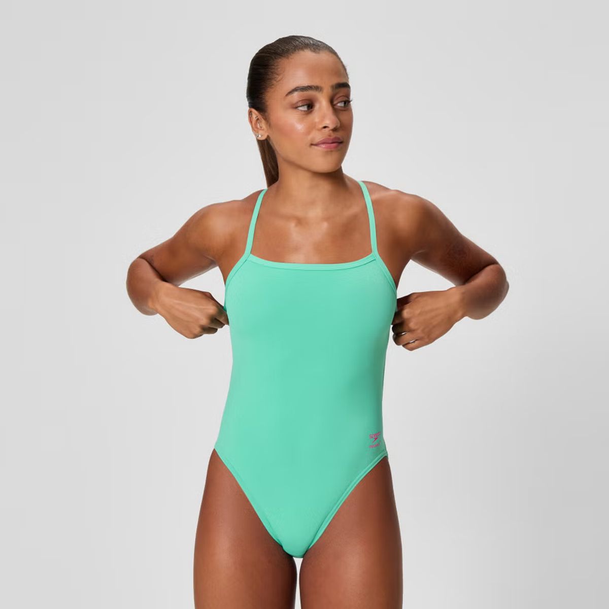 SPEEDO - Traje Baño Natación Mujer Speedo Club Training V-Back 2.0