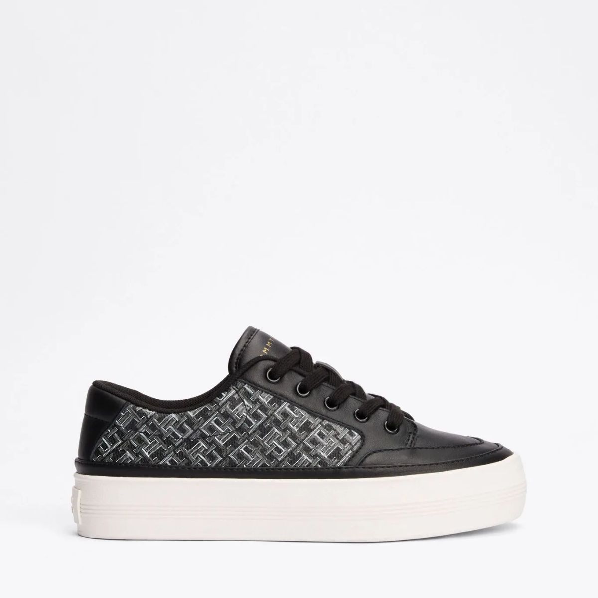 TOMMY HILFIGER - ZAPATILLAS VULC LEATHER SNEAKER MONOGRAM TH
