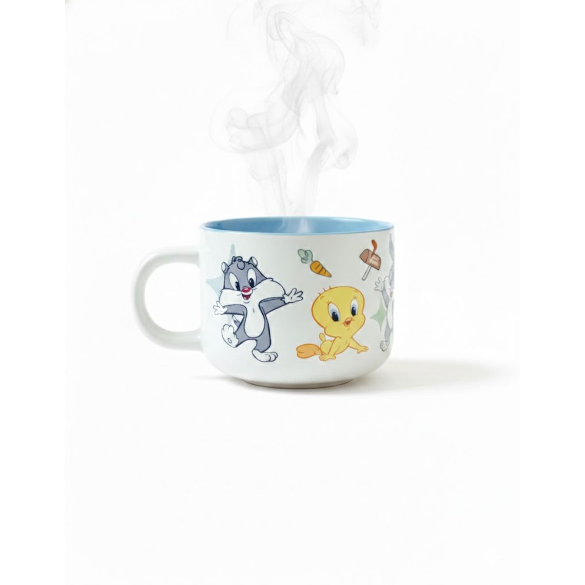 ROMAX - Taza Infantil Cerámica 350ml Diseño Animado Resistente