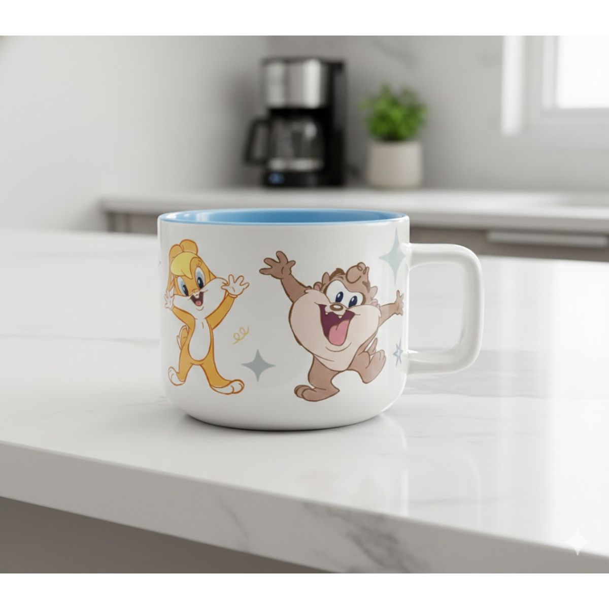 ROMAX - Taza Para Niños 350ml Dibujos Divertidos Cerámica Premium