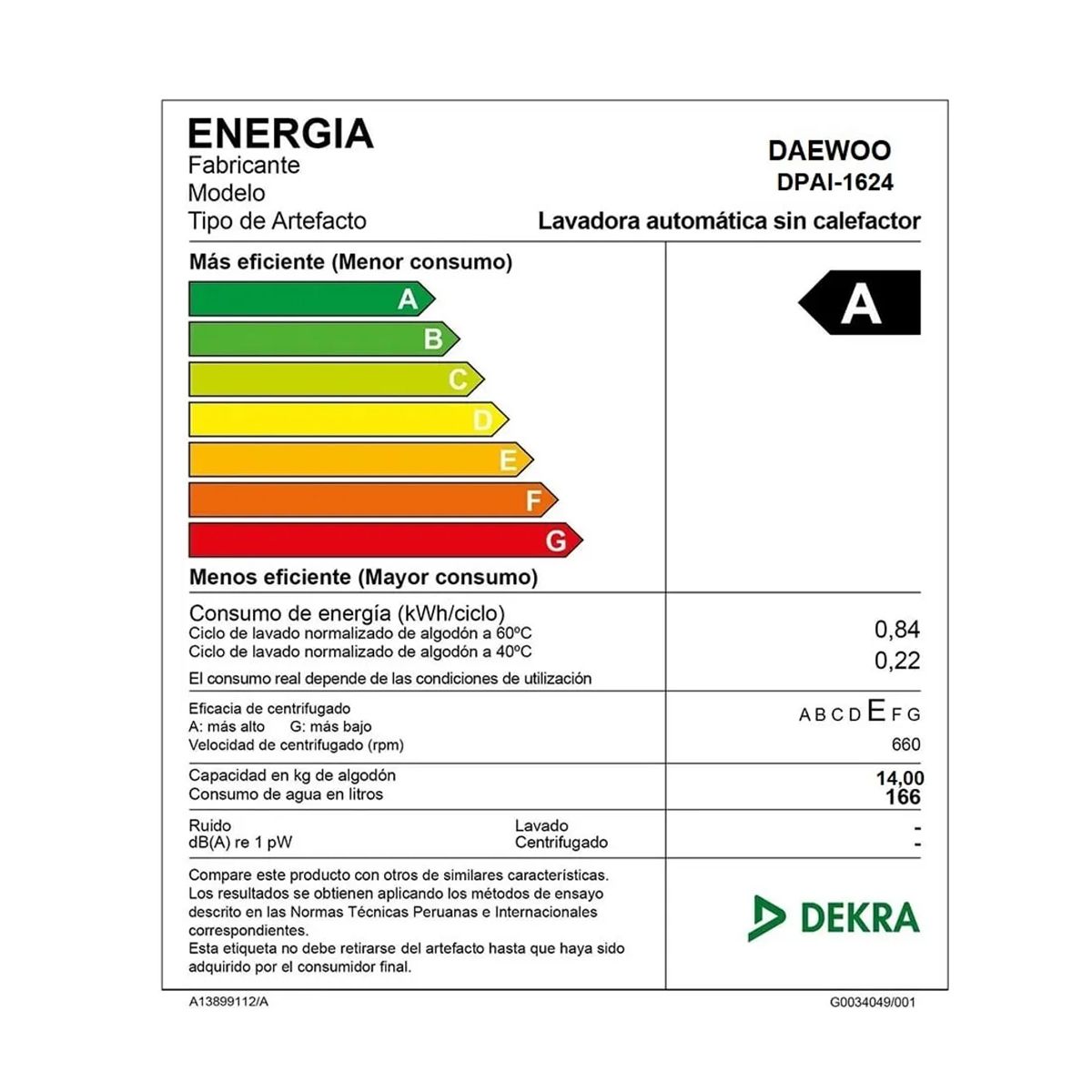 DAEWOO - Lavadora Daewoo Gris Oscuro 16Kg