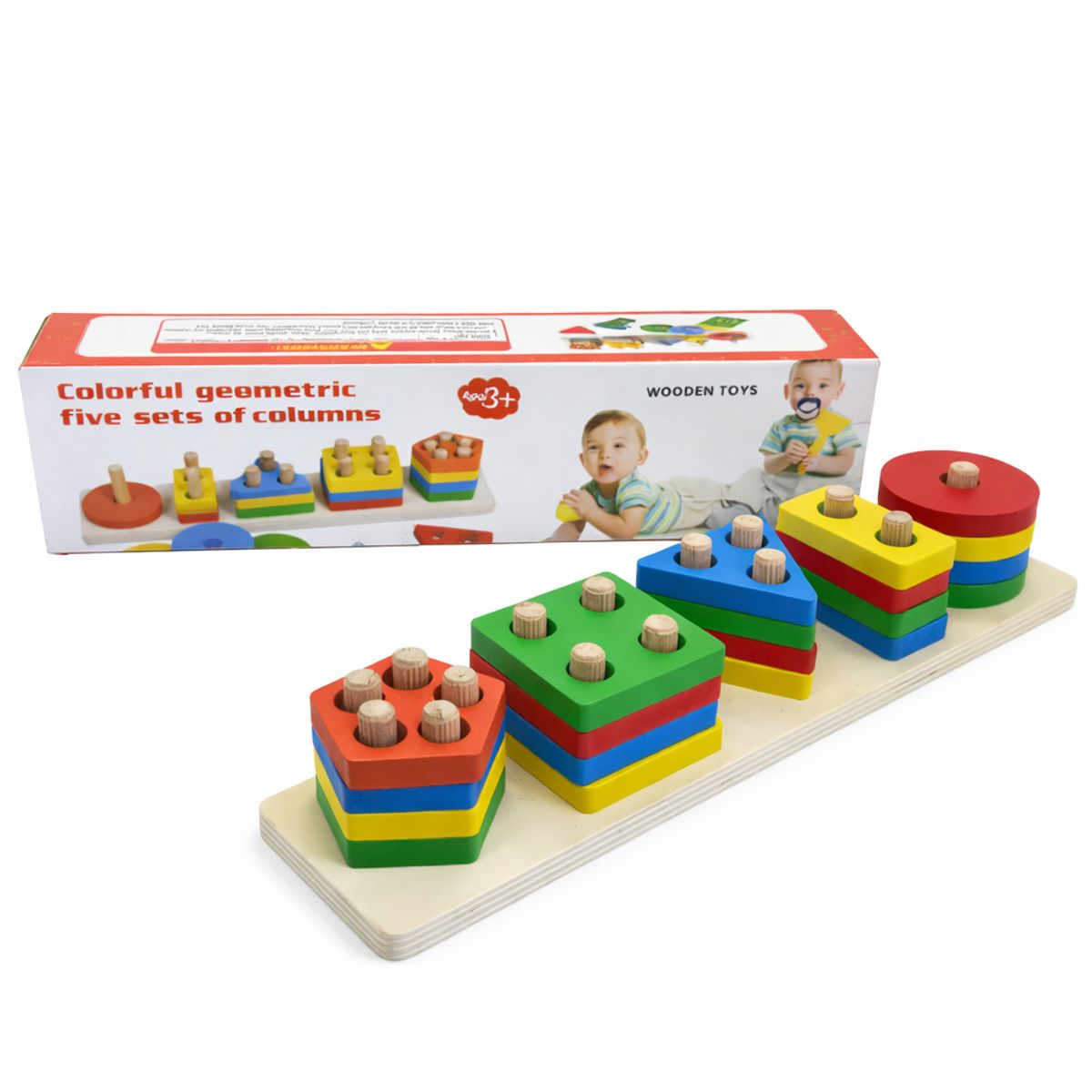 GENERICO - Plantado x5 Figuras - Juego didactico