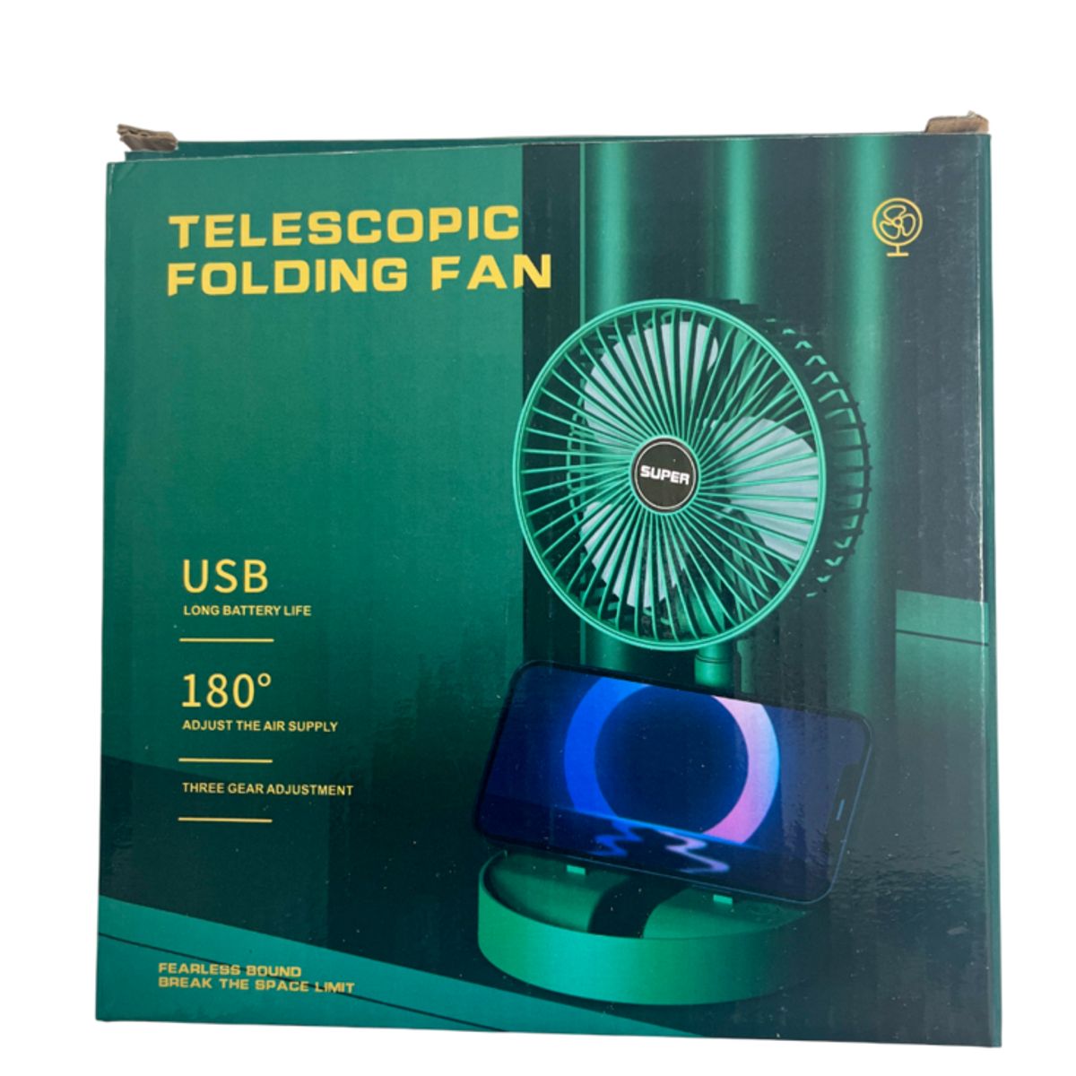 GENERICO - Ventilador De Escritorio recargable - Usb Plegable