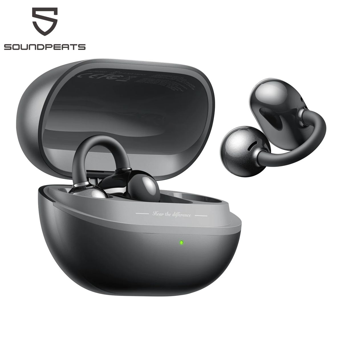 SOUNDPEATS - Audífono Soundpeats Pop Clip Negro 30h ANC IPX4
