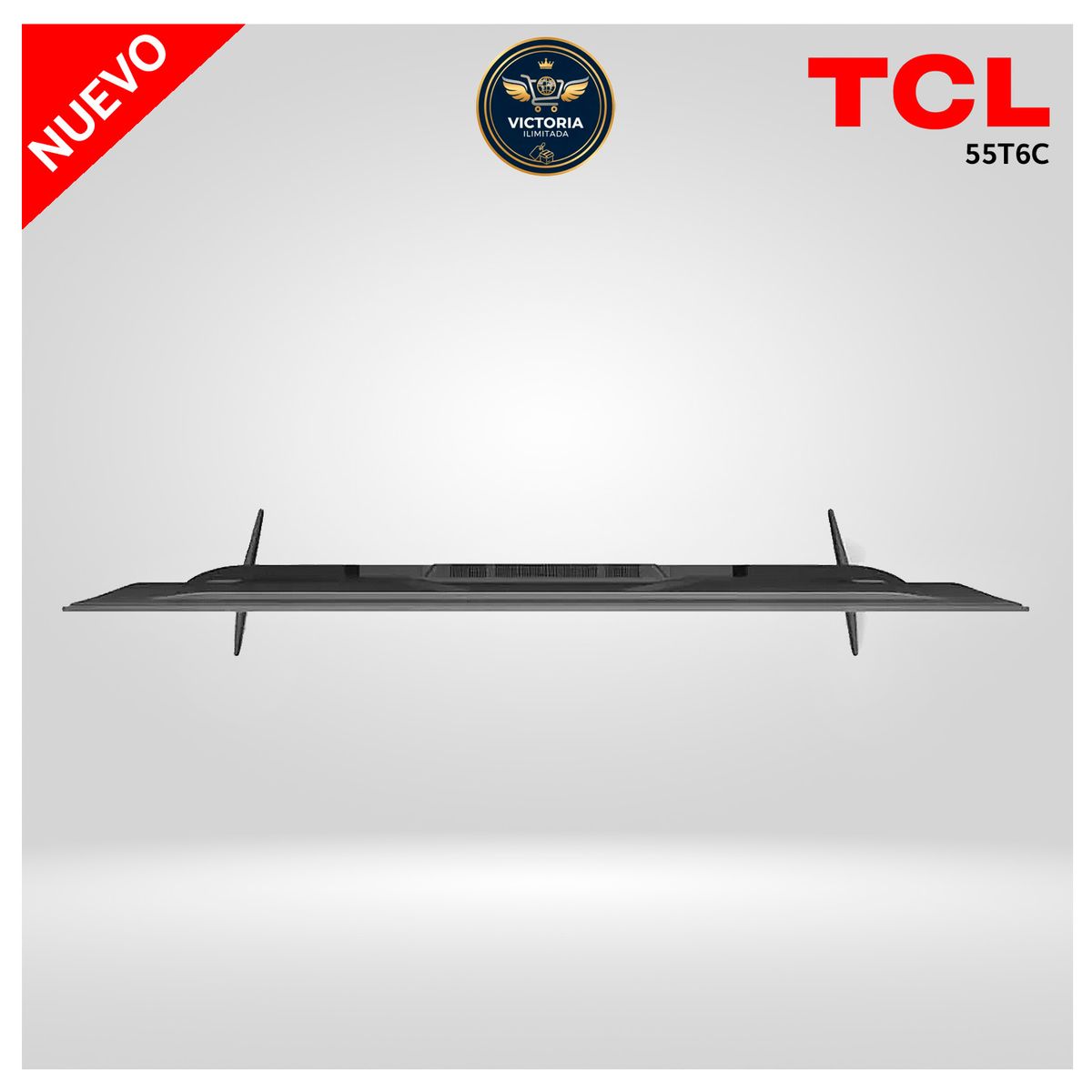 TCL - Televisor TCL 55 QLED Smart UHD 4K Google Tv 55T6C Modelo Nuevo