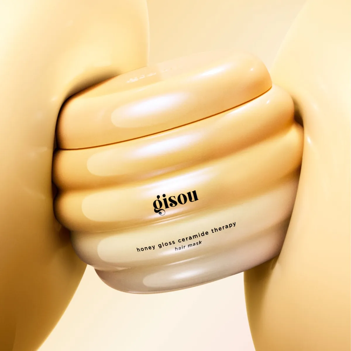GISOU - Mascarilla capilar terapéutica Honey Gloss con ceramidas Gisou