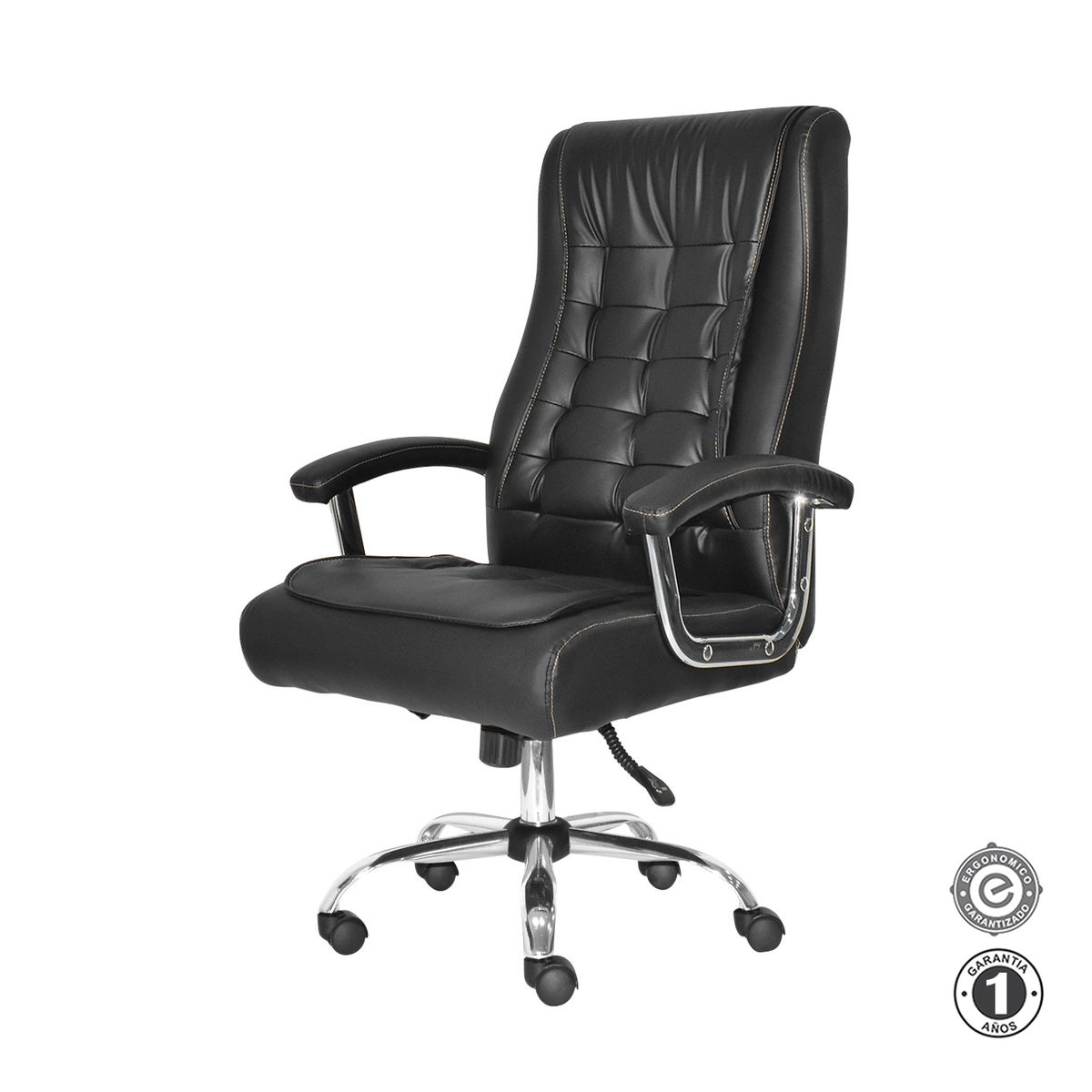 ALTHEA CONFORT - Silla Ergonómica Shiny Sg Presidente Hilo Dorado Althea Confort