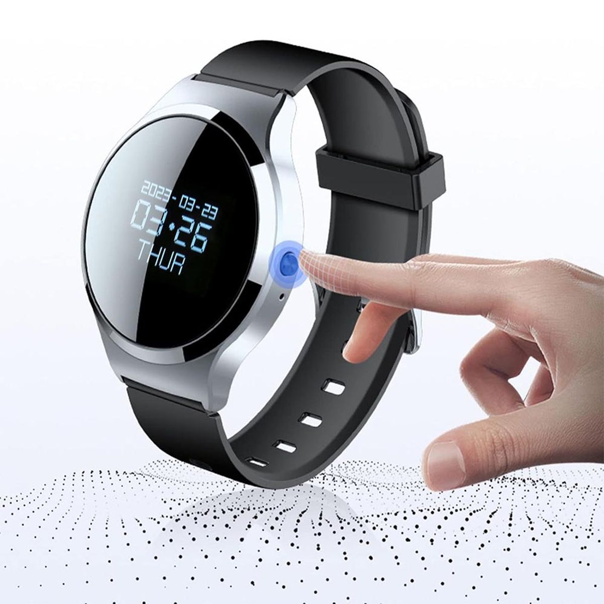 MN ELECTRONICS - Reloj Pulsera Grabador de Voz 8Gb S8