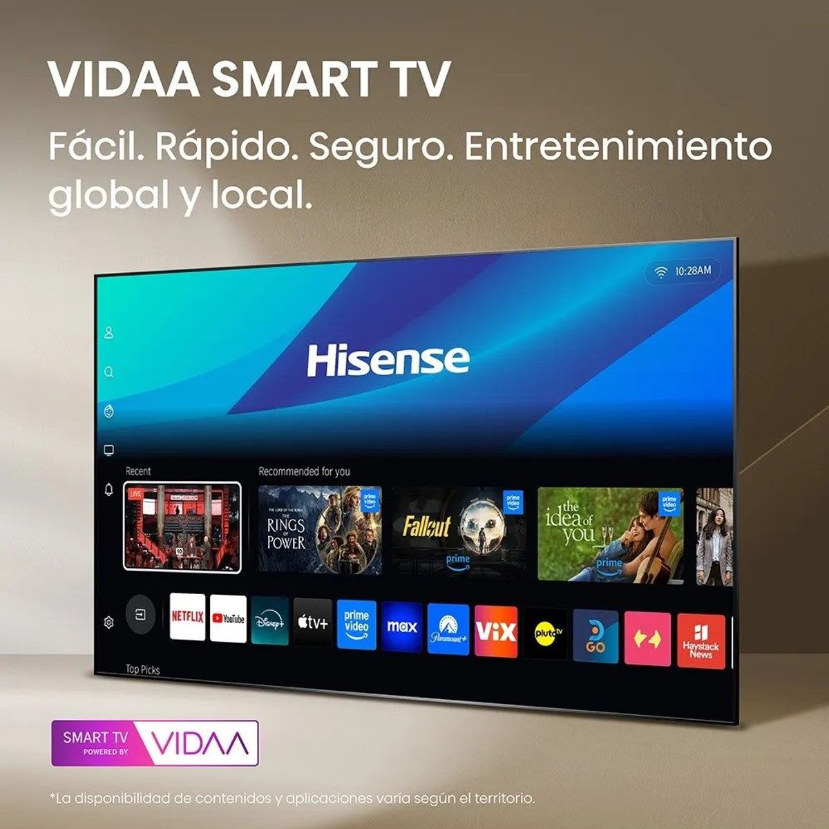 HISENSE - TELEVISOR HISENSE QLED 43 FHD SMART TV 43Q4SV