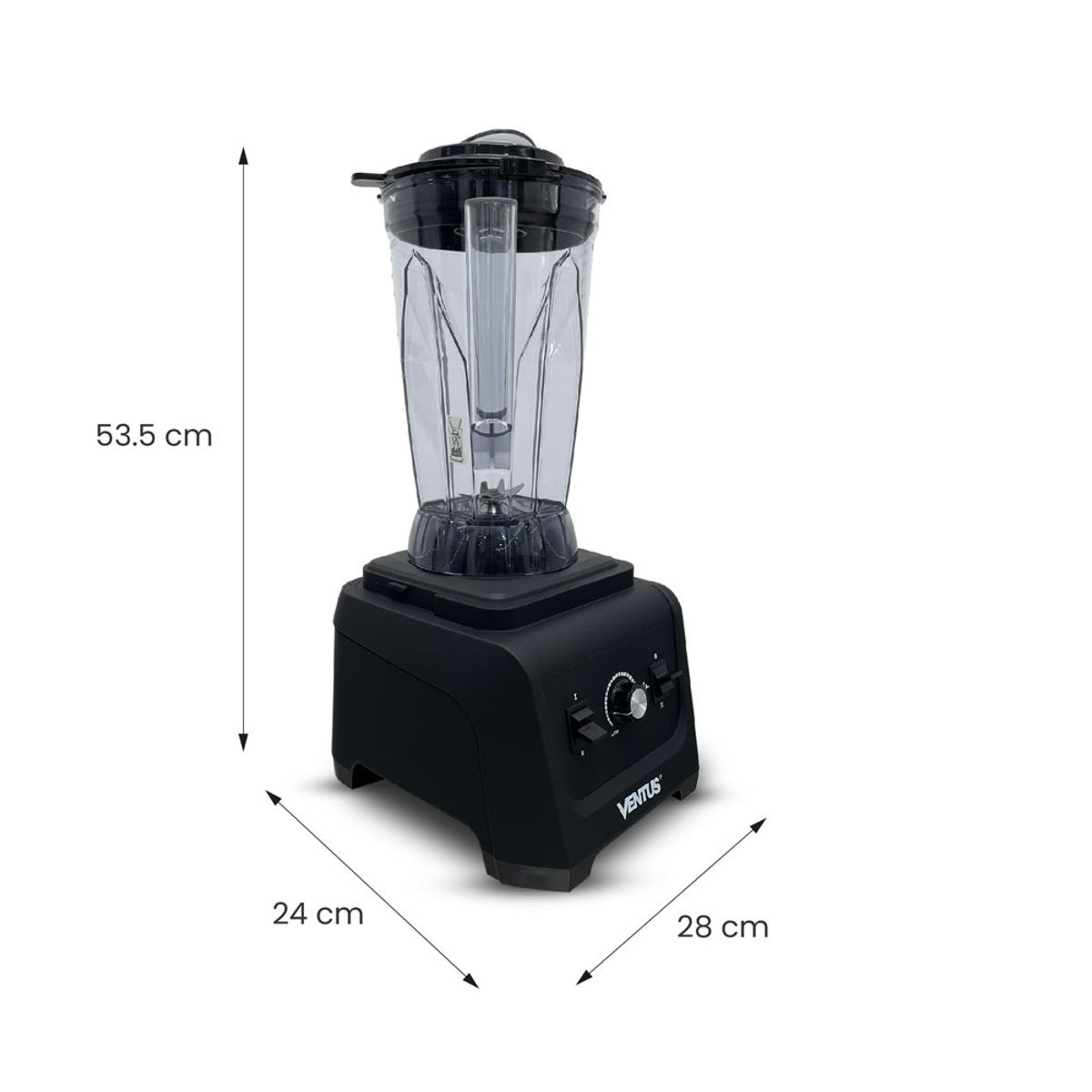 VENTUS - Licuadora VL1380-V45 1380 base + vaso 45L