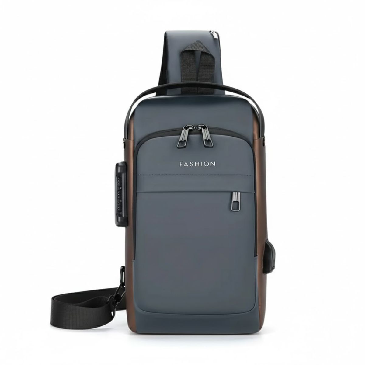 GENERICO - Morral Juvenil Antirrobo con Sistema de Seguridad Cable Carga Celulares e Impermeable