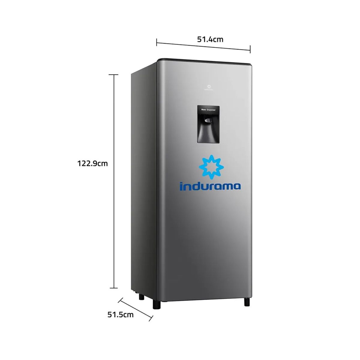 INDURAMA - Refrigeradora Indurama 177L Monopuerta Autofrost  - RI-289D