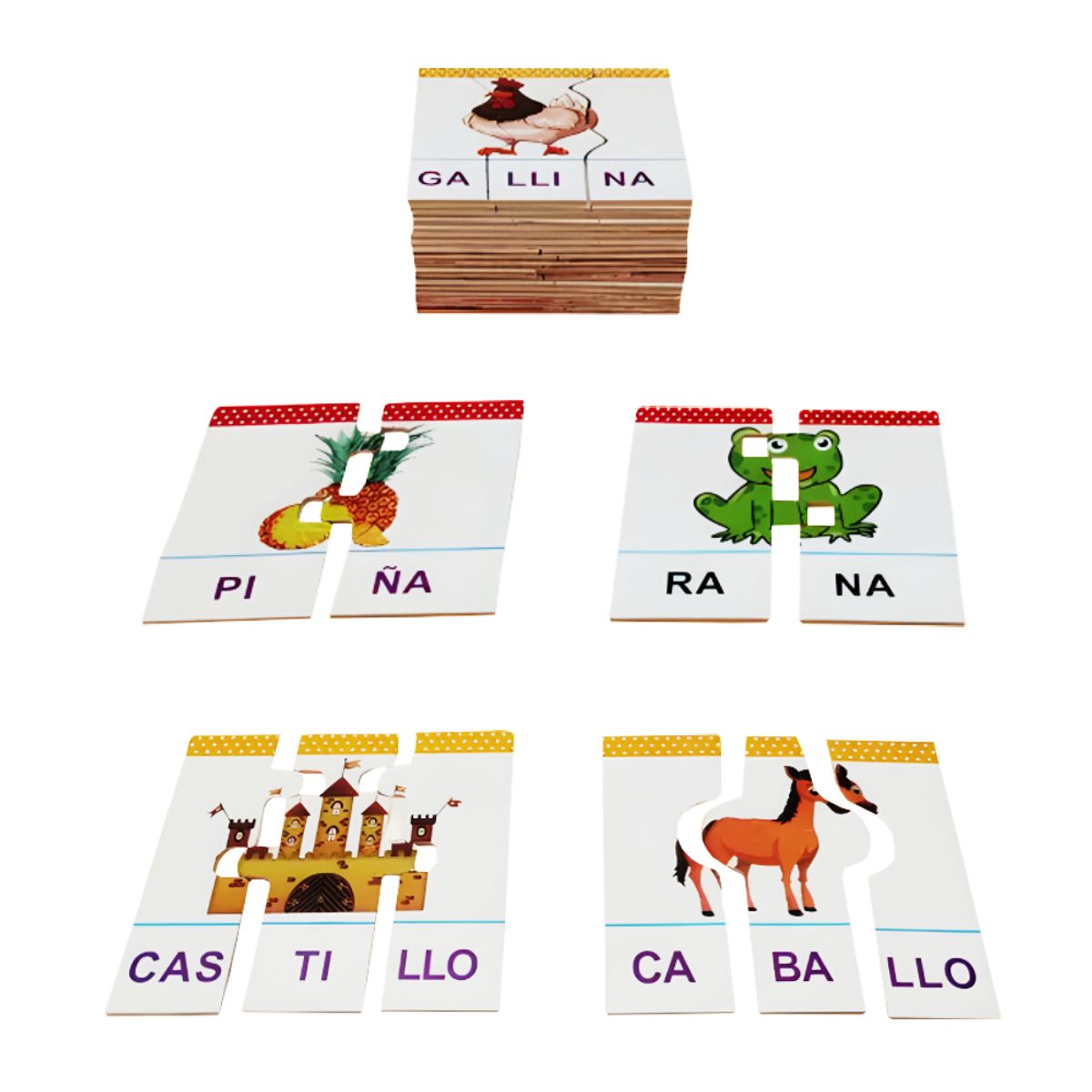 GENERICO - Juego Didáctico para Armar Sílabas