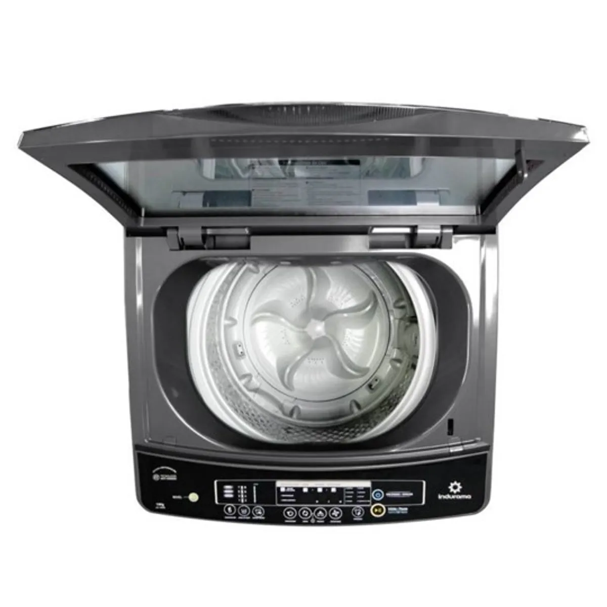 INDURAMA - Lavadora Digital Indurama 21Kg Carga Superior LRI-21CRI