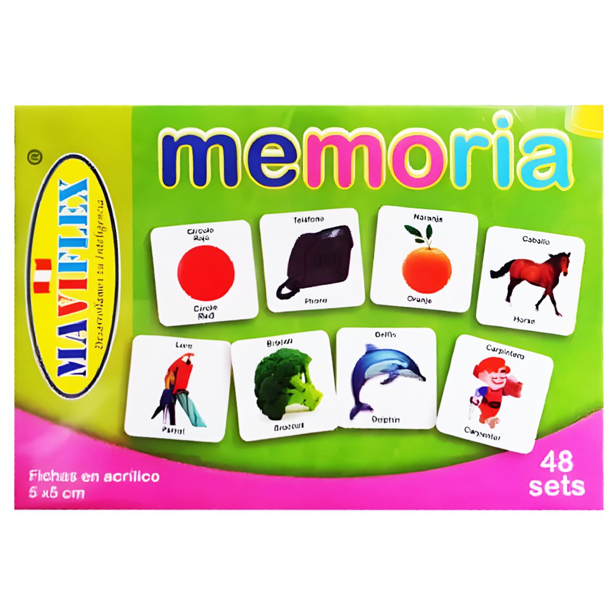 Juego de Memoria Didáctico 48 Piezas para Niños, marca GENERICO - Foto Principal