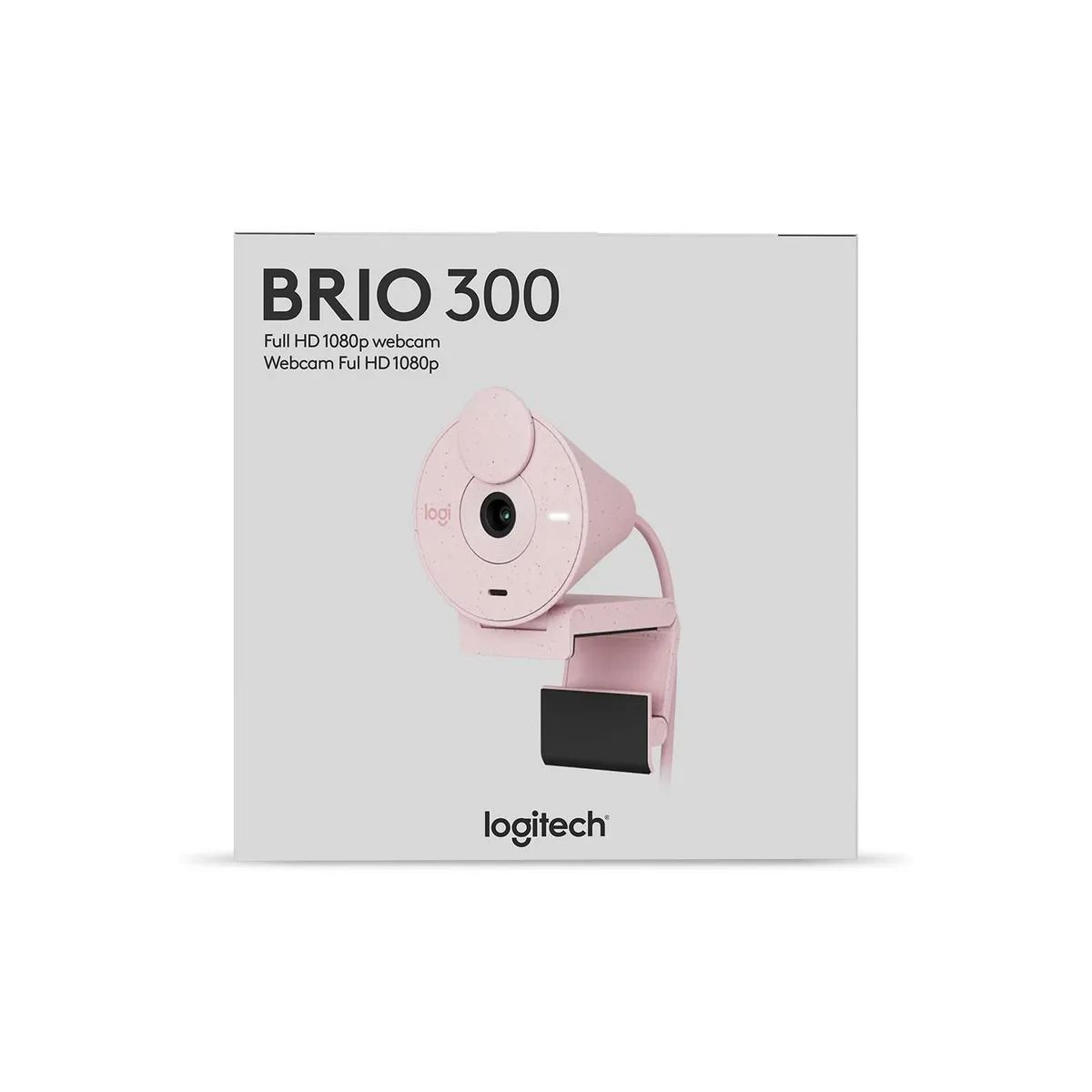 LOGITECH - Camara Logitech Brio 300 Fhd 1080P Usb C Rosa