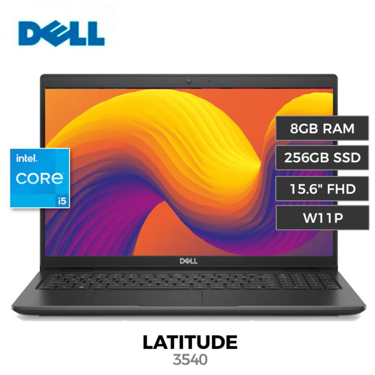 DELL - LAPTOP DELL LATITUDE 3540  INTEL CORE I5-1335U SSD 256GB RAM 8GB WINDOWS 11 PRO