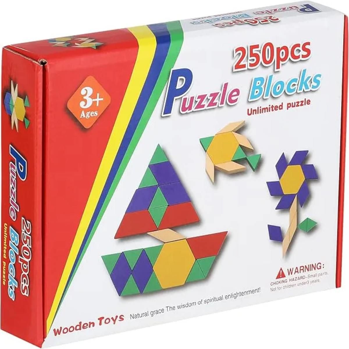 GENERICO - TANGRAM DE MADERA  ROMPECABEZAS EDUCATIVO