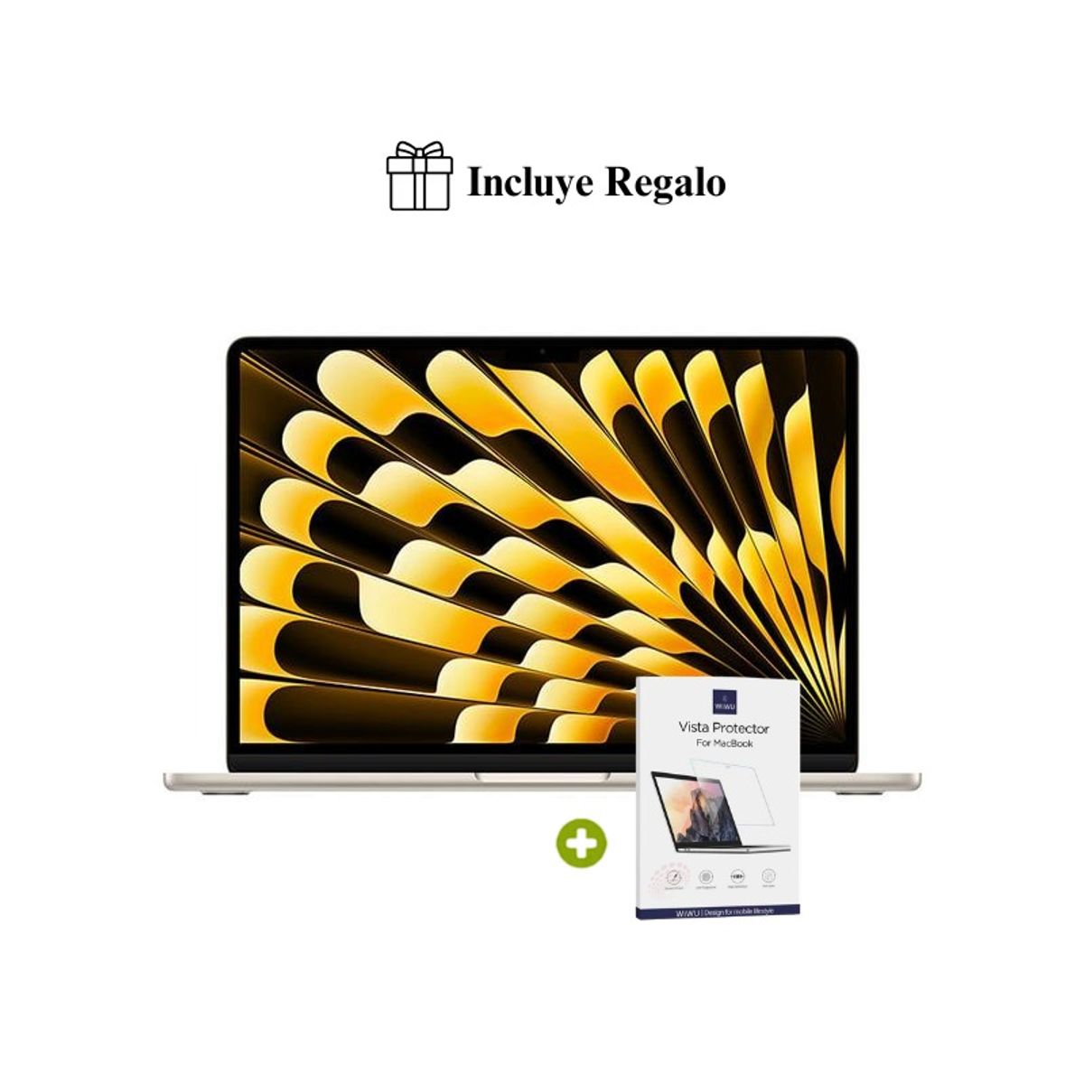 APPLE - Nueva MacBook Air M5 13” 16GB RAM + 512GB (Teclado Ingles) - Starlight 2026 + Regalo