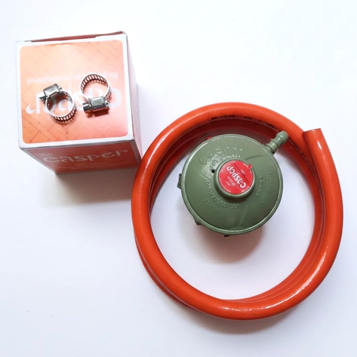 GASPER - Válvula Y Manguera Regulador Normal Cocina A Gas Gasper